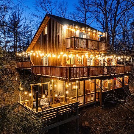 The Family Stone Luxe Cabin Sleeps 12 Hot Tub Dogfriendly Dollywood Pigeon Forge Luaran gambar
