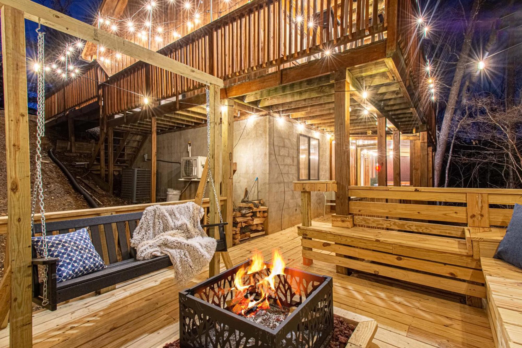 The Family Stone Luxe Cabin Sleeps 12 Hot Tub Dogfriendly Dollywood Pigeon Forge Luaran gambar